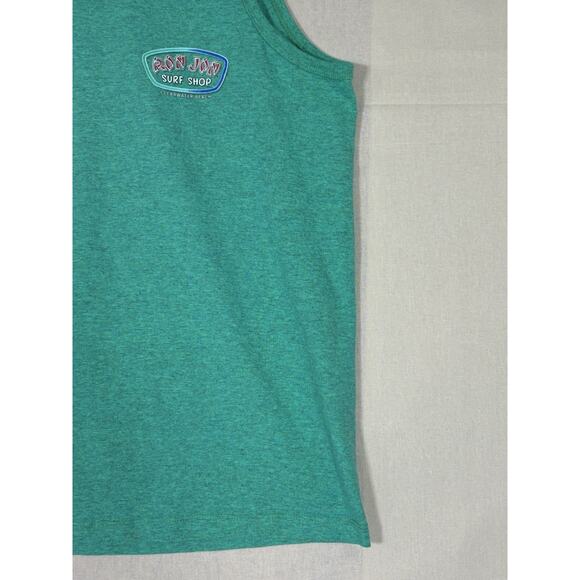 Ron Jon Surf Shop Clearwater Beach Tank Top - Teal Men’s Sleeveless Shirt Large - Picture 9 of 16